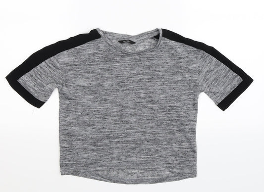 George Girls Grey   Basic T-Shirt Size 10 Years