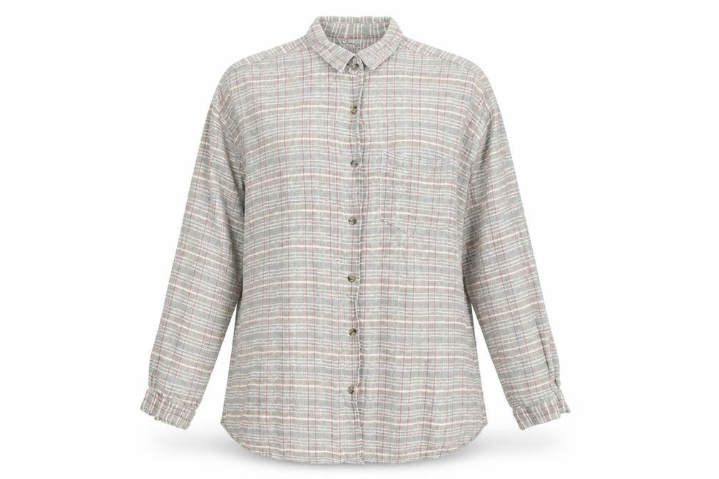Sasperilla Womens Multicoloured Check  Basic Button-Up Size M