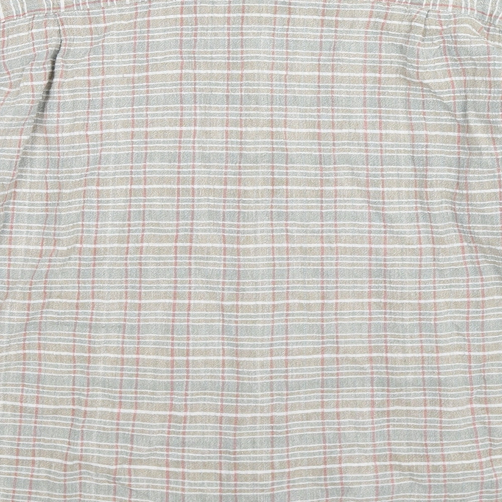 Sasperilla Womens Multicoloured Check  Basic Button-Up Size M