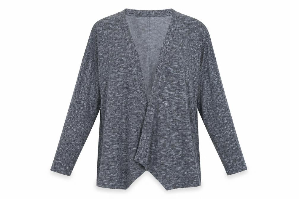Marks & Spencer Womens Blue Striped  Cardigan Jumper Size 14