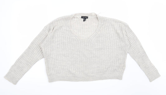 New Look Womens Grey   Pullover Jumper Size S