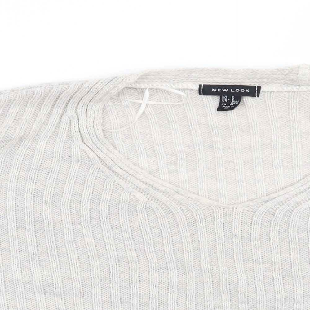 New Look Womens Grey   Pullover Jumper Size S