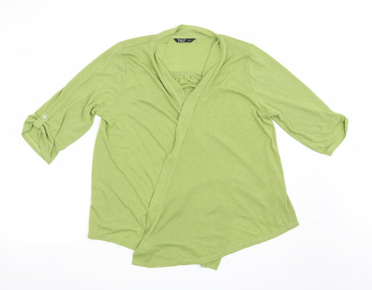 Tigi Womens Green   Basic Blouse Size 10