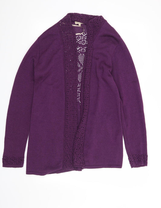 Soon Womens Purple   Cardigan Jumper Size 16