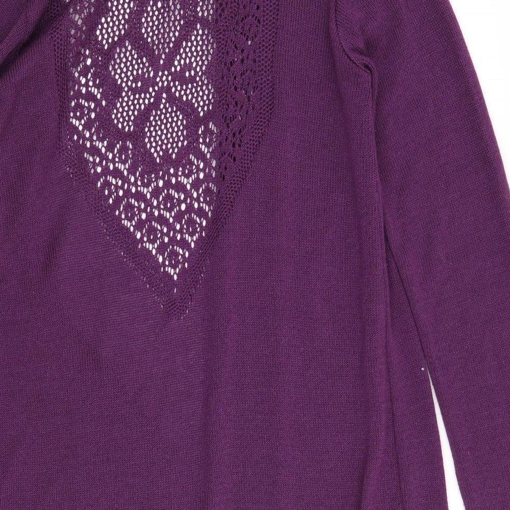 Soon Womens Purple   Cardigan Jumper Size 16