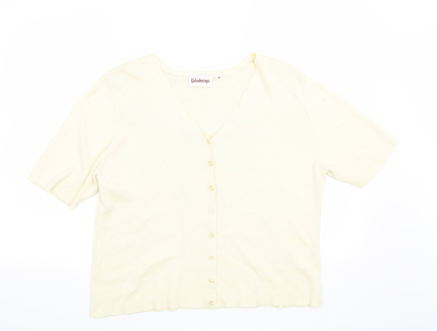 Kaleidoscope Womens Beige   Cardigan Jumper Size 18