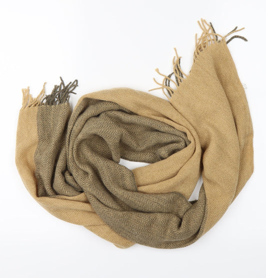 Preworn Unisex Brown  Knit  Scarf