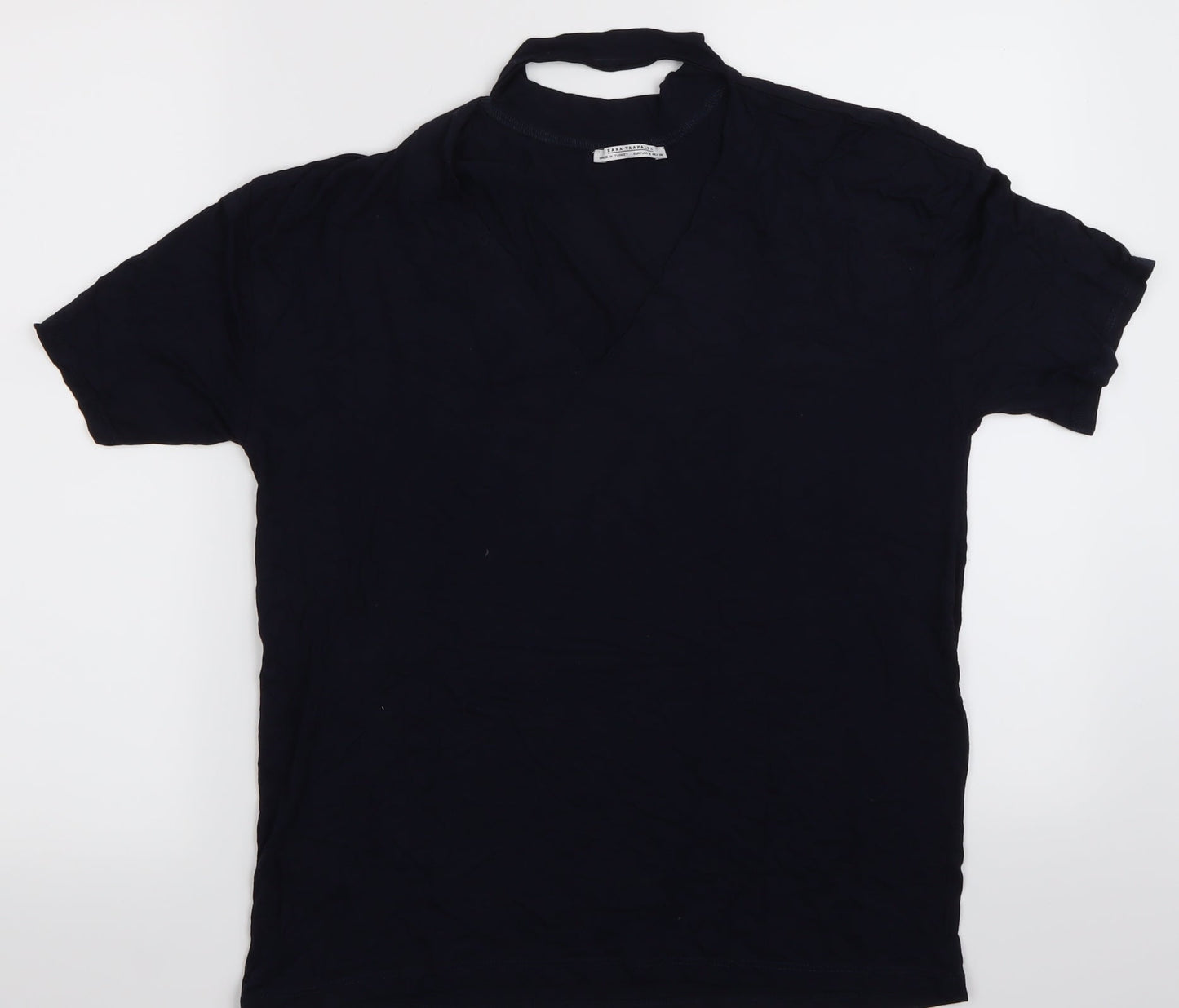Zara Trafaluc Womens Blue   Basic T-Shirt Size 6