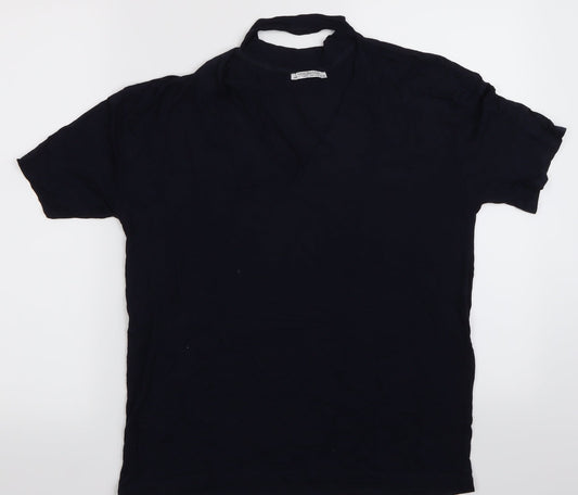 Zara Trafaluc Womens Blue   Basic T-Shirt Size 6