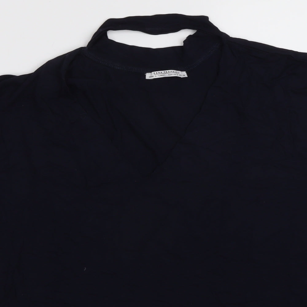 Zara Trafaluc Womens Blue   Basic T-Shirt Size 6