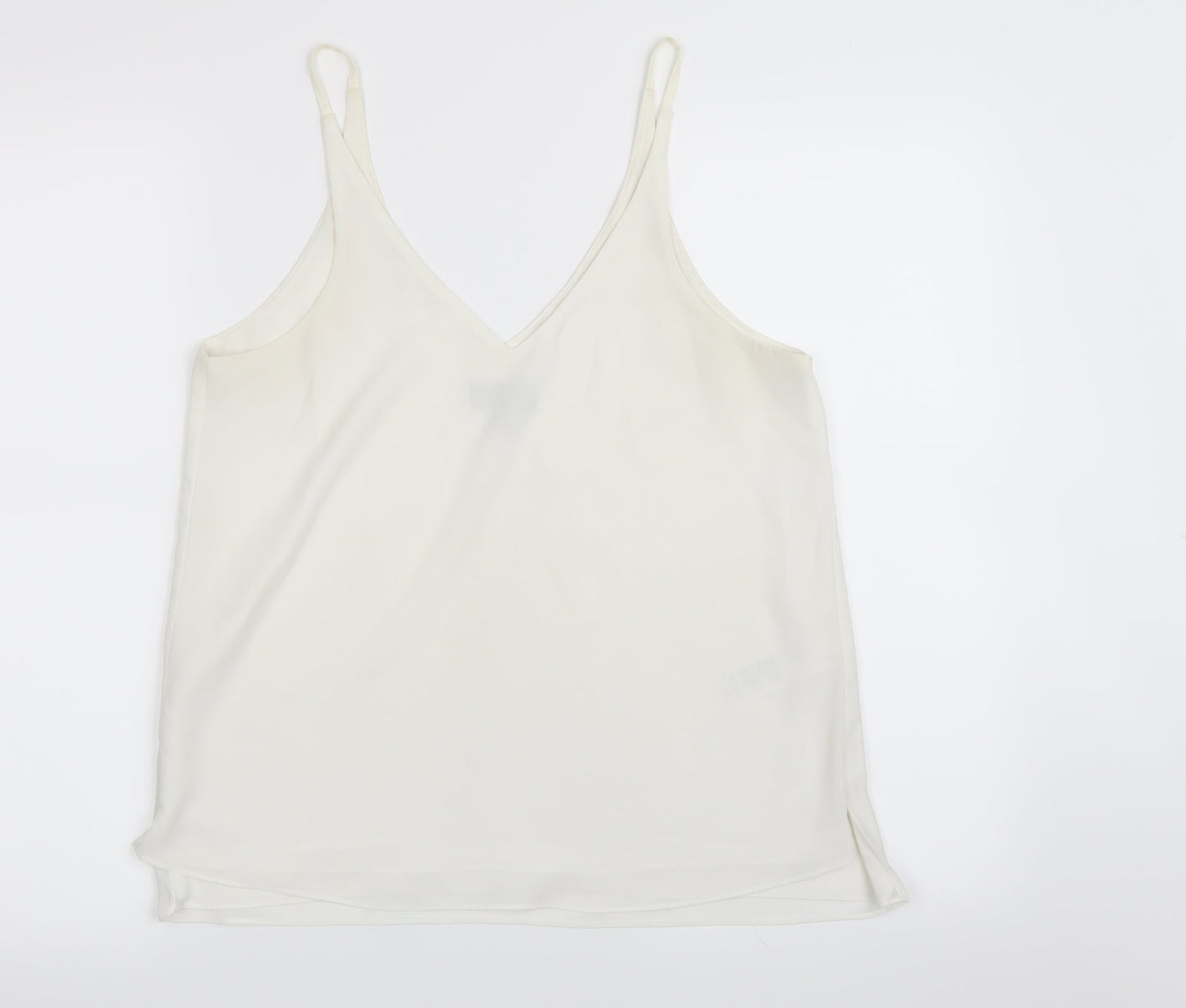 Topshop Womens White   Basic Tank Size 10