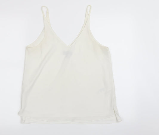 Topshop Womens White   Basic Tank Size 10