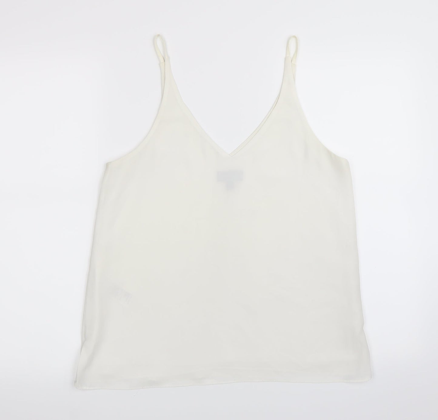 Topshop Womens White   Basic Tank Size 10