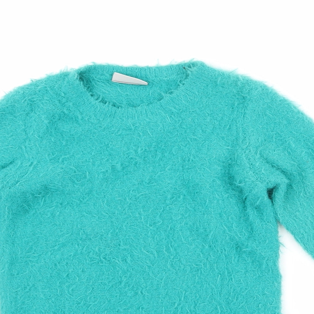 Matalan Girls Blue   Pullover Jumper Size 7 Years