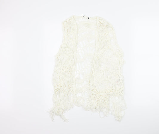 F&F Womens White   Cardigan Jumper Size S