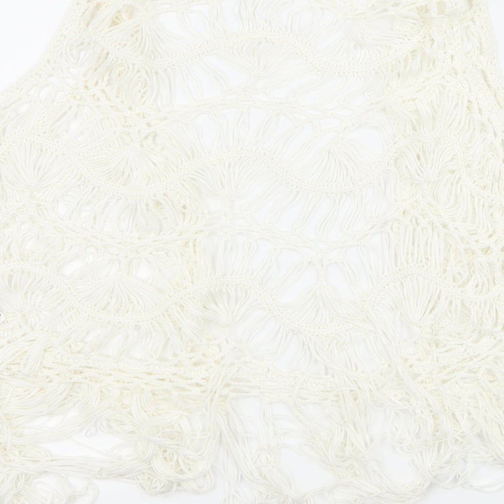 F&F Womens White   Cardigan Jumper Size S