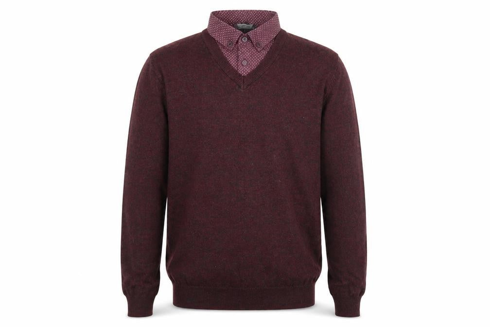 Cedarwood State Mens Purple Pullover Jumper Size XS