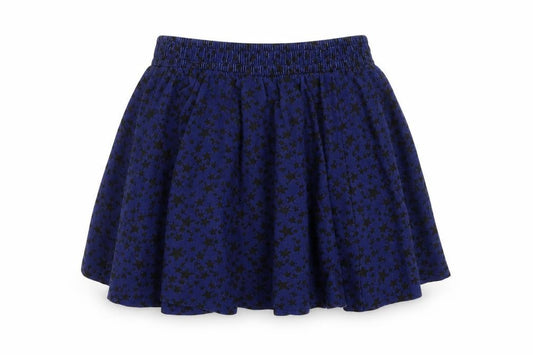 Zara Womens Blue   Skater Skirt Size S  - Star Print