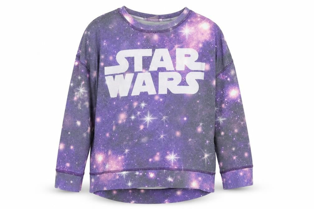 NEXT Girls Purple   Pullover Sweatshirt Size 9 Years  - STAR WARS