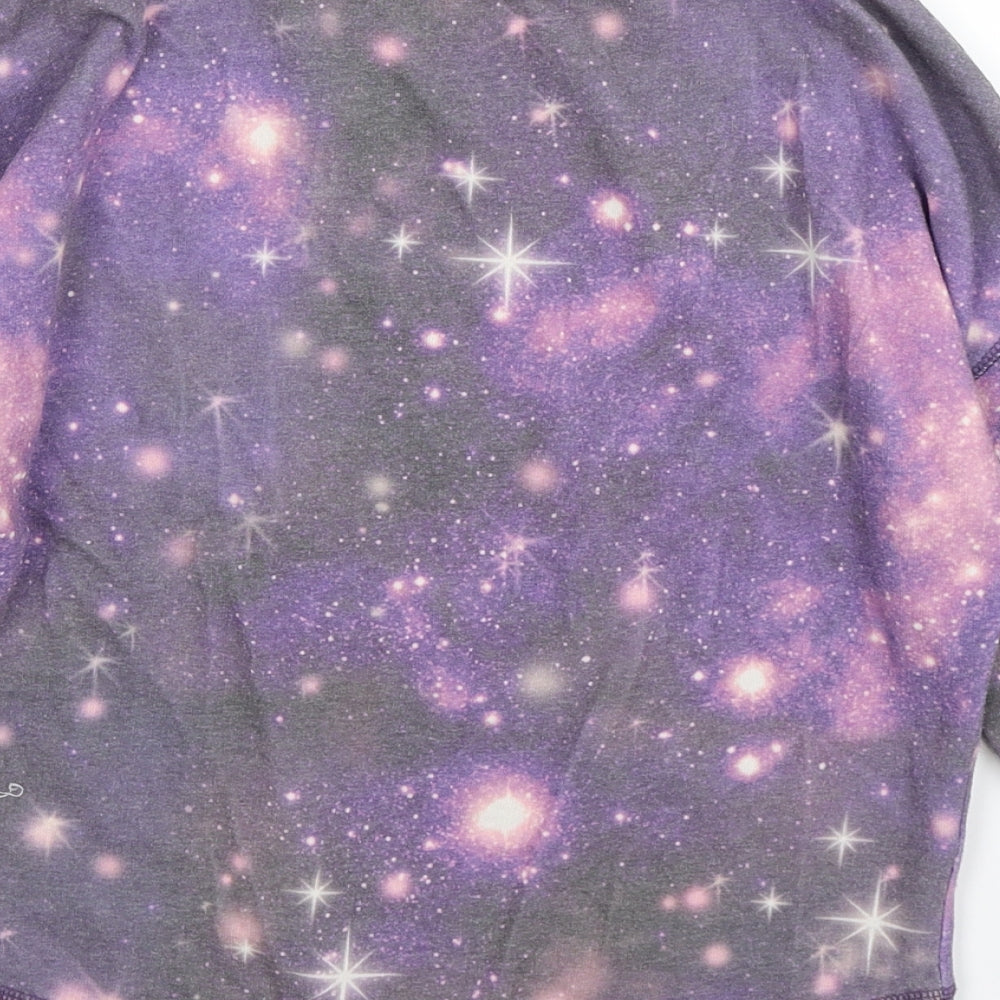 NEXT Girls Purple   Pullover Sweatshirt Size 9 Years  - STAR WARS