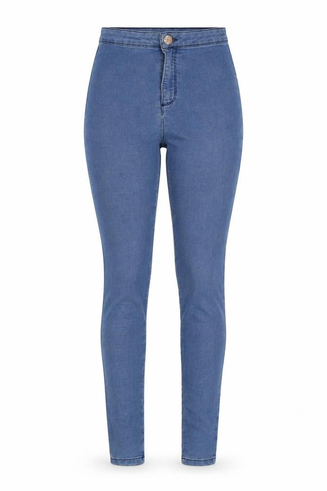 Miss Selfridge Womens Blue  Denim Jegging Leggings Size 8 L29 in