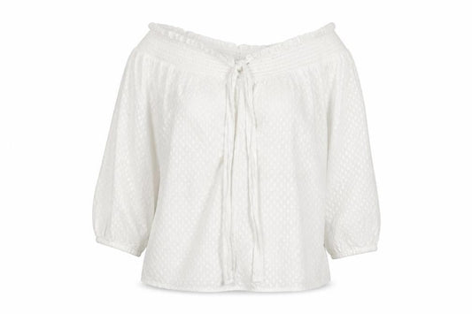 Primark Womens White Polka Dot  Tunic T-Shirt Size 12