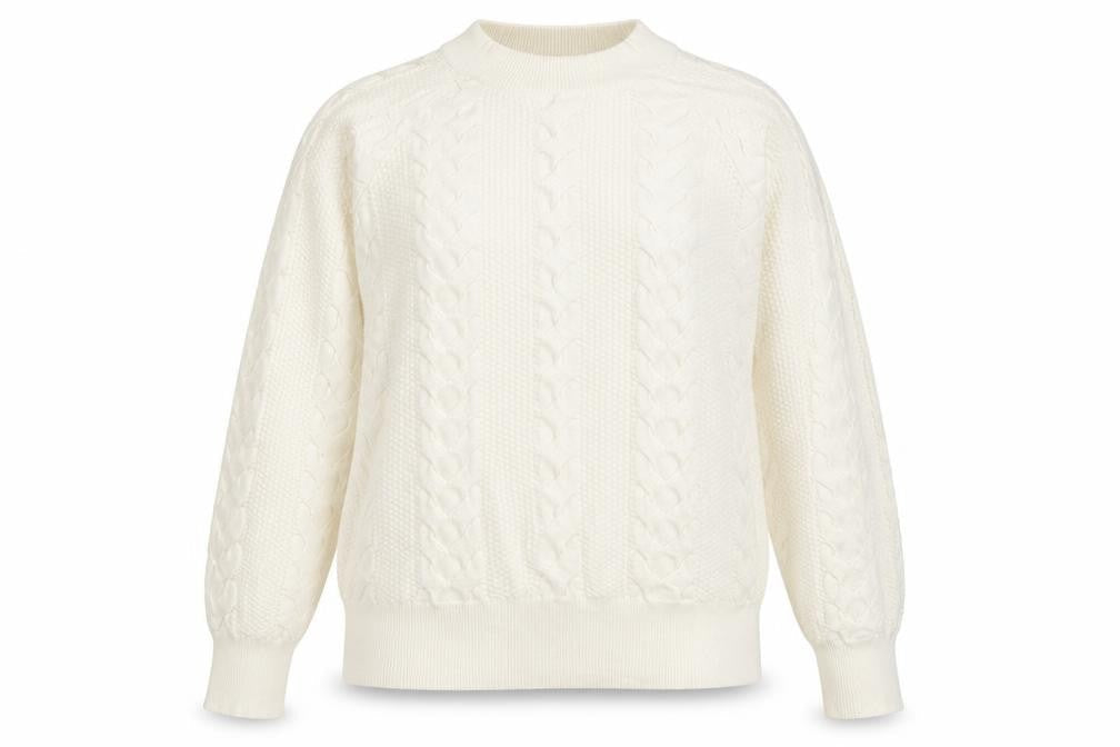Very Womens White  Knit Pullover Jumper Size 14