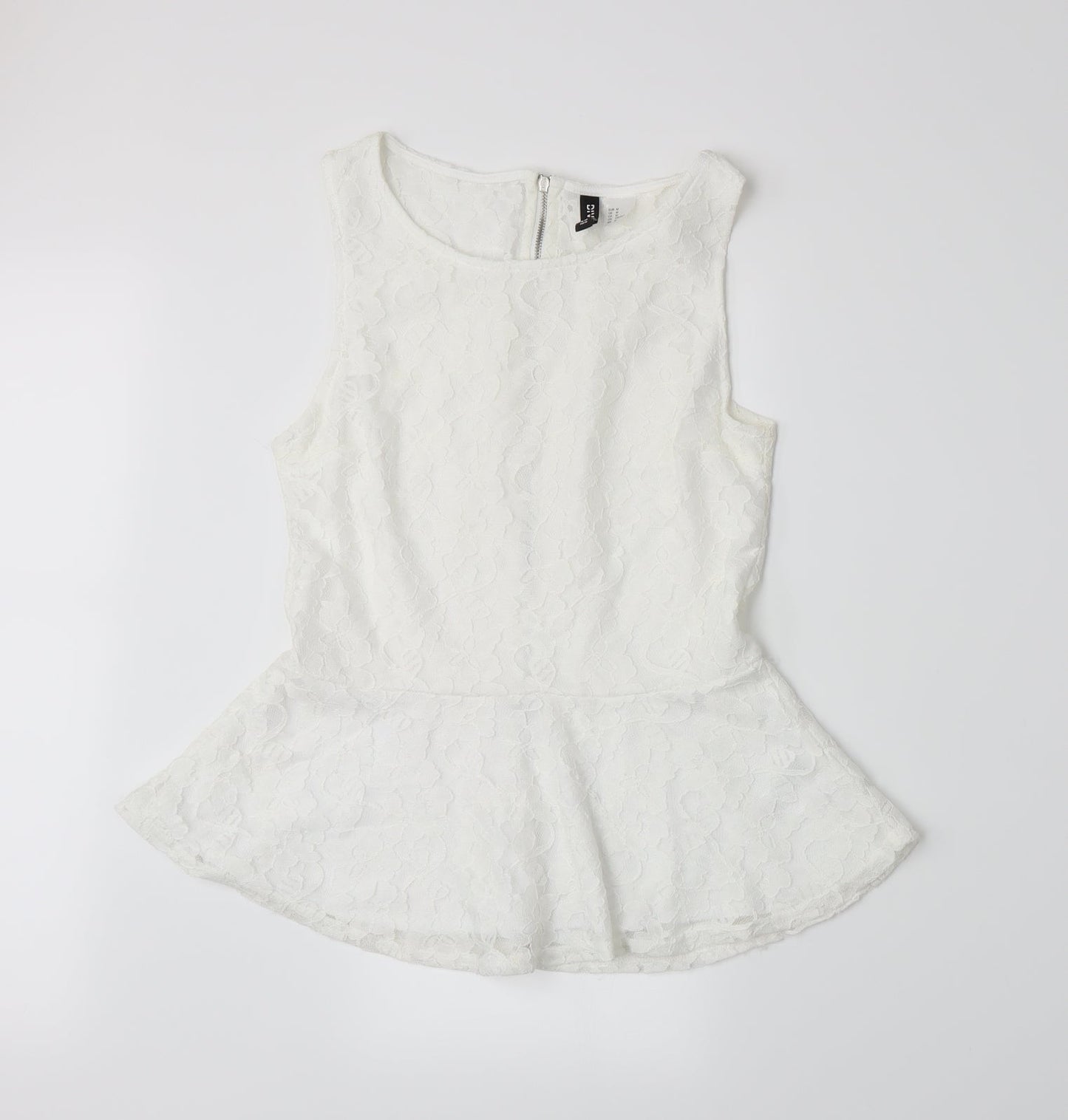 Divided by H&M Womens White   Basic Tank Size M
