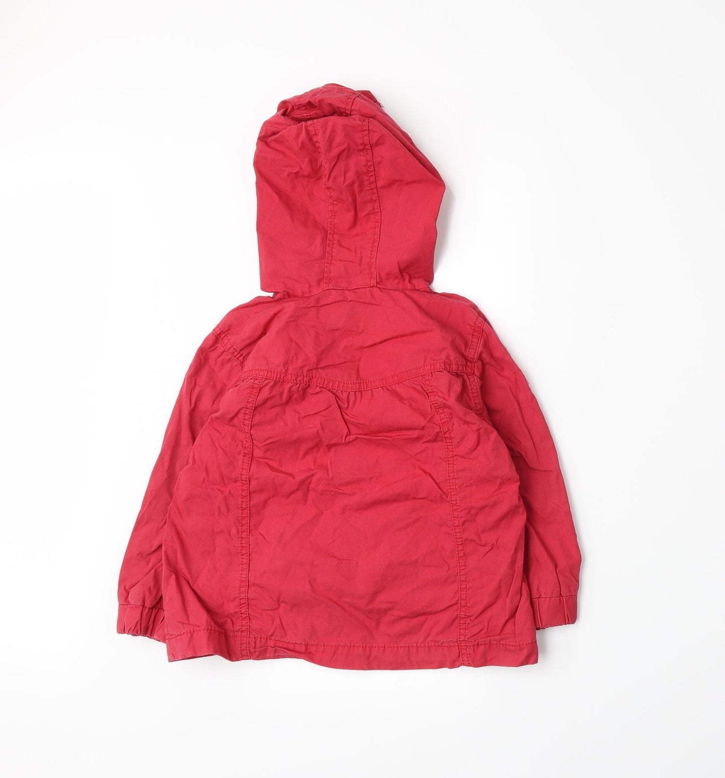 NEXT Girls Red   Basic Coat Coat Size 2-3 Years