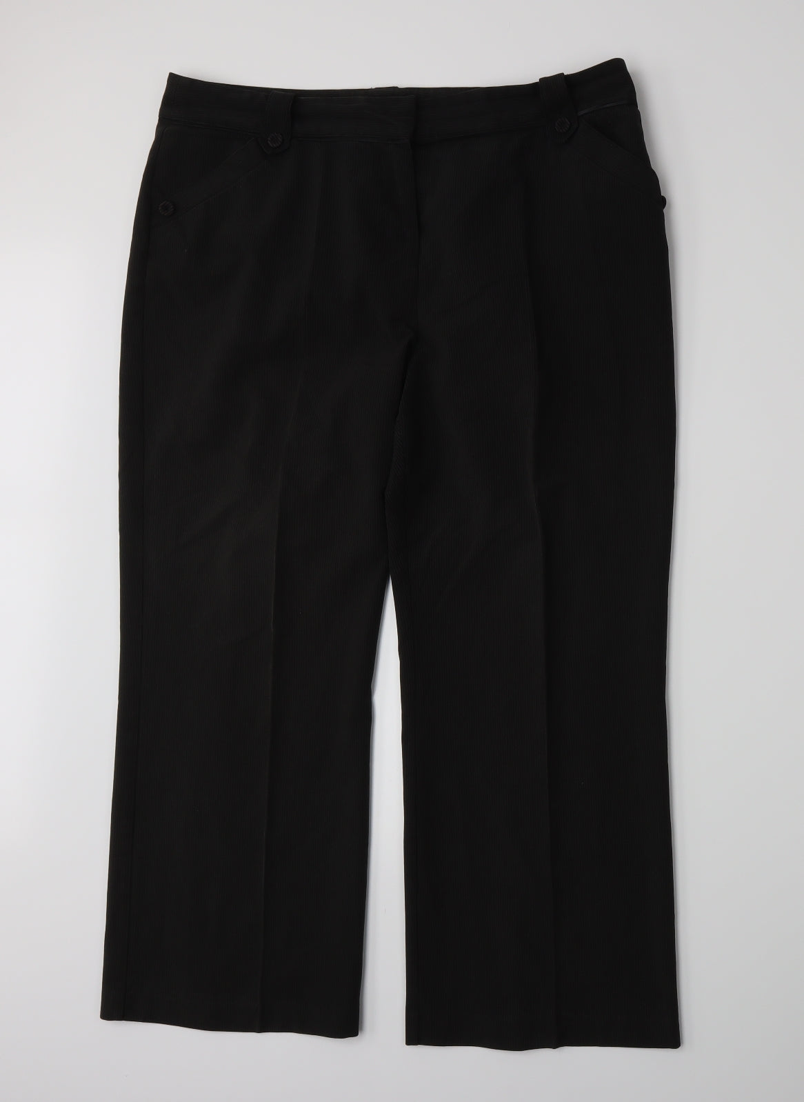 M&Co Womens Grey   Trousers  Size 16 L26 in