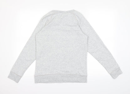 Back view of Decathlon women’s grey jumper, size M