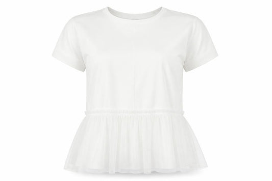 NEXT Womens White  Mesh Basic Blouse Size 10