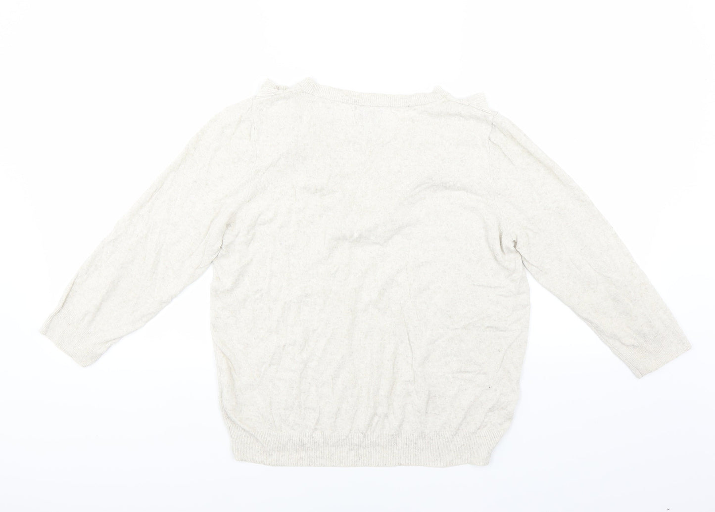Monsoon Womens Beige   Pullover Jumper Size 14