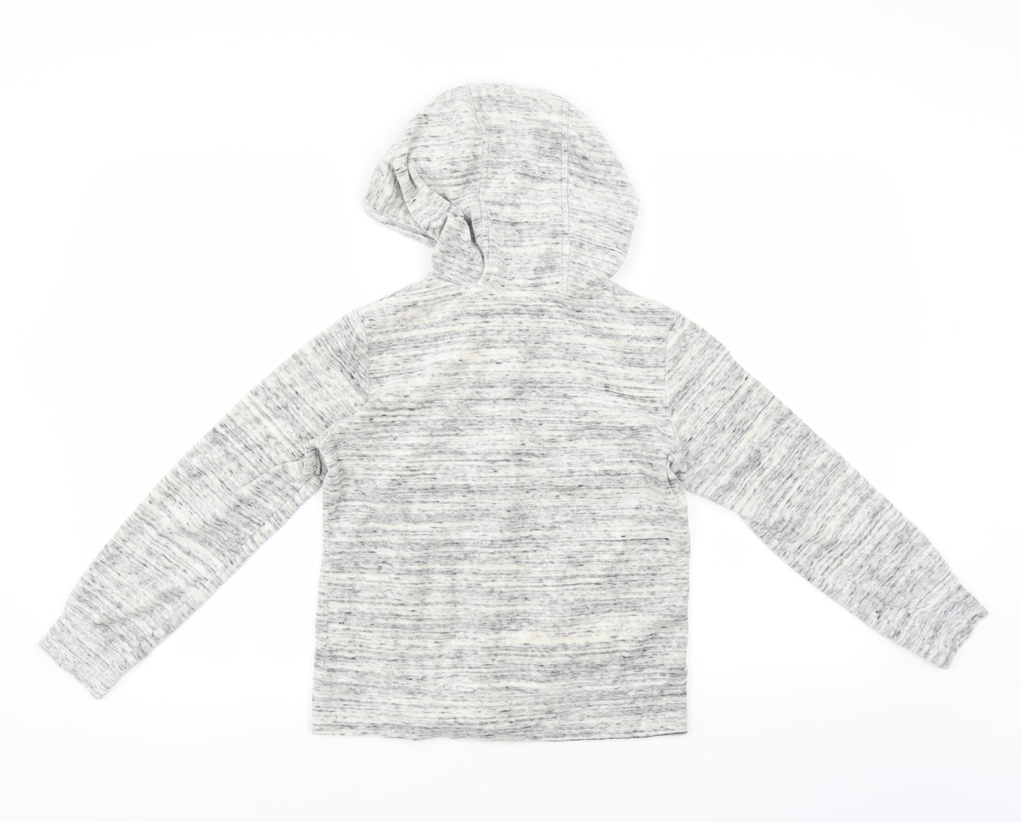 Matalan Girls Grey   Full Zip Hoodie Size 11 Years
