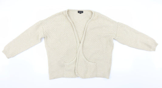 Topshop Womens Beige   Cardigan Jumper Size 12