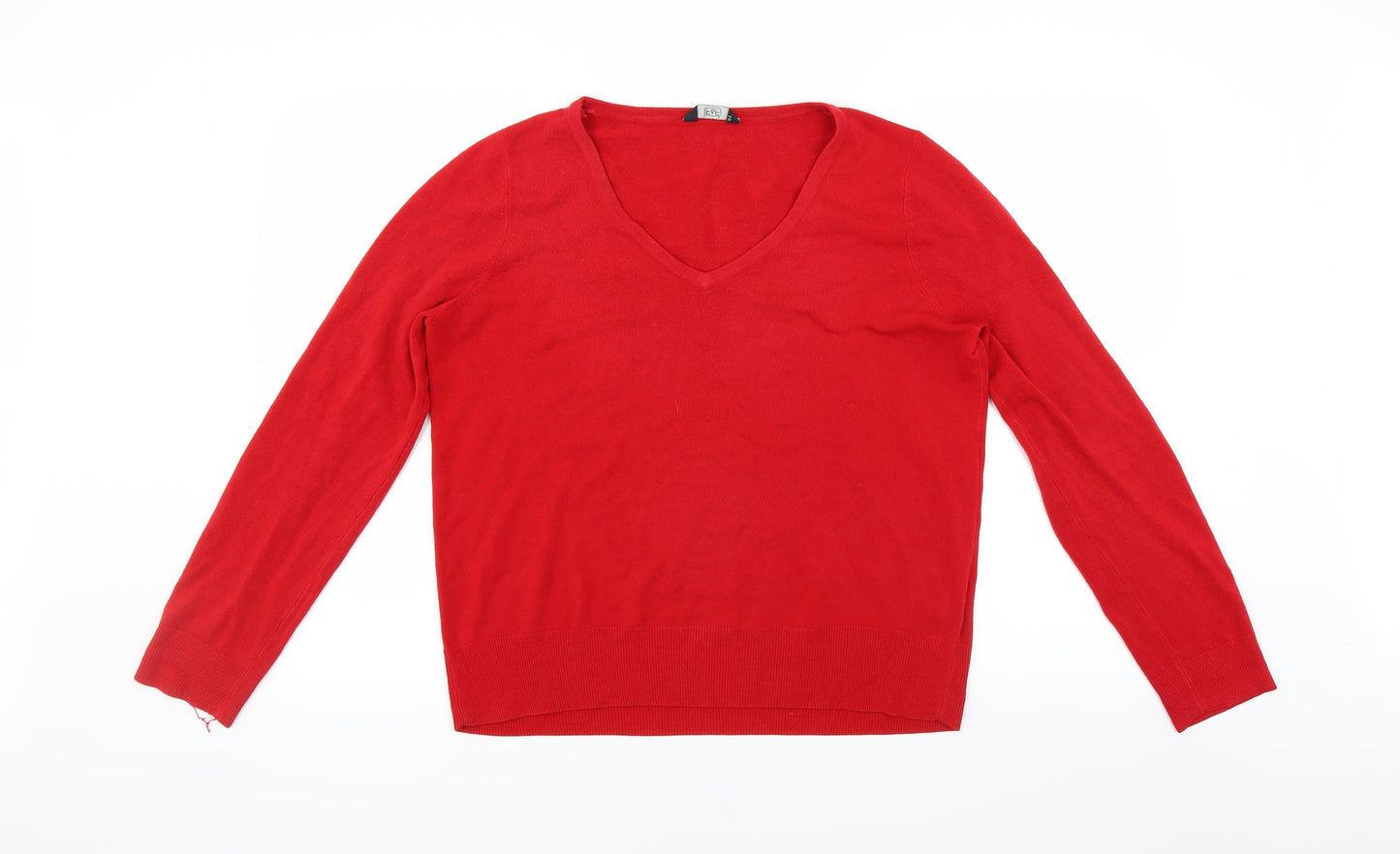 F&F Womens Red   Pullover Jumper Size 16