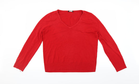 F&F Womens Red   Pullover Jumper Size 16
