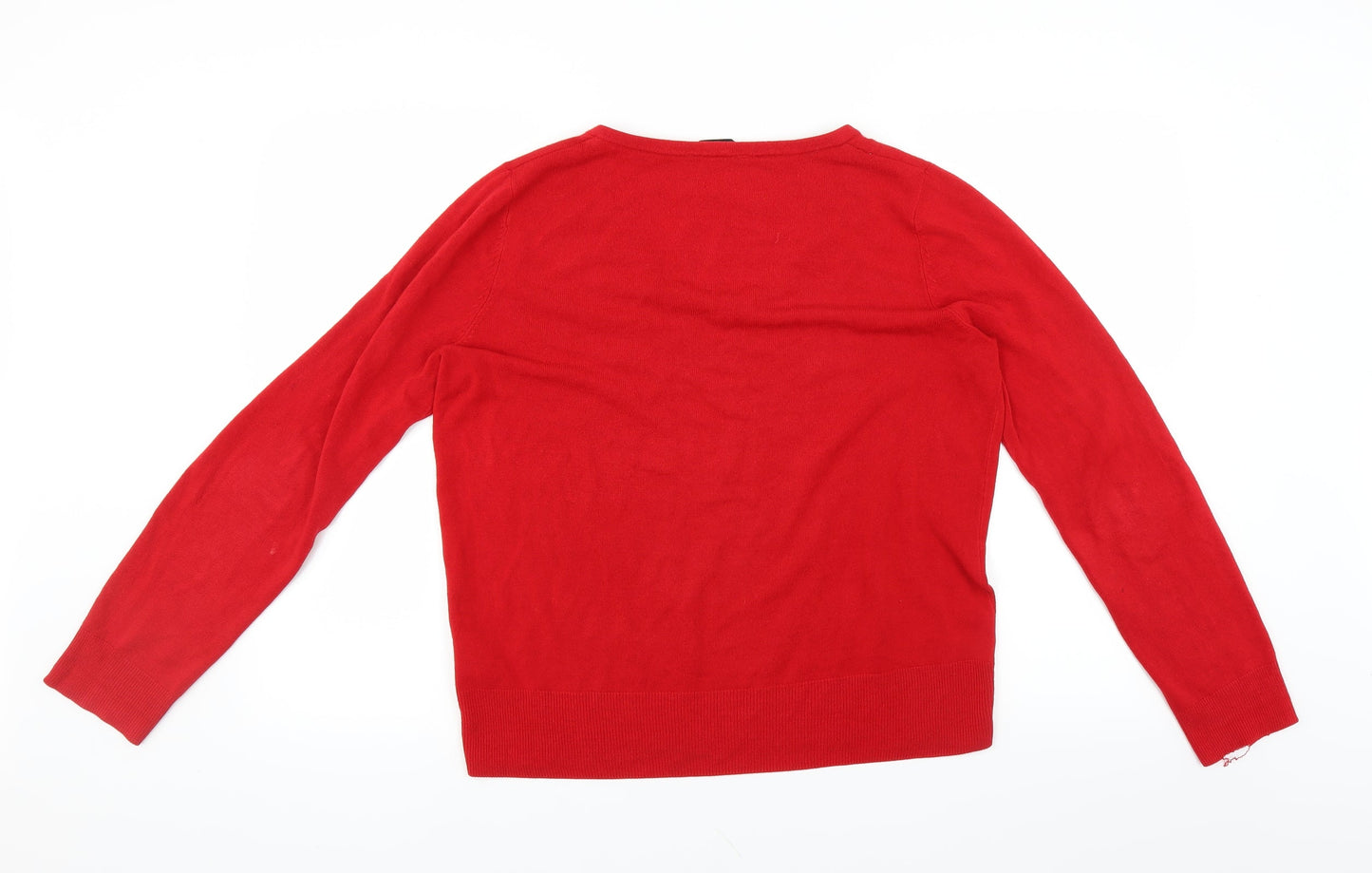 F&F Womens Red   Pullover Jumper Size 16