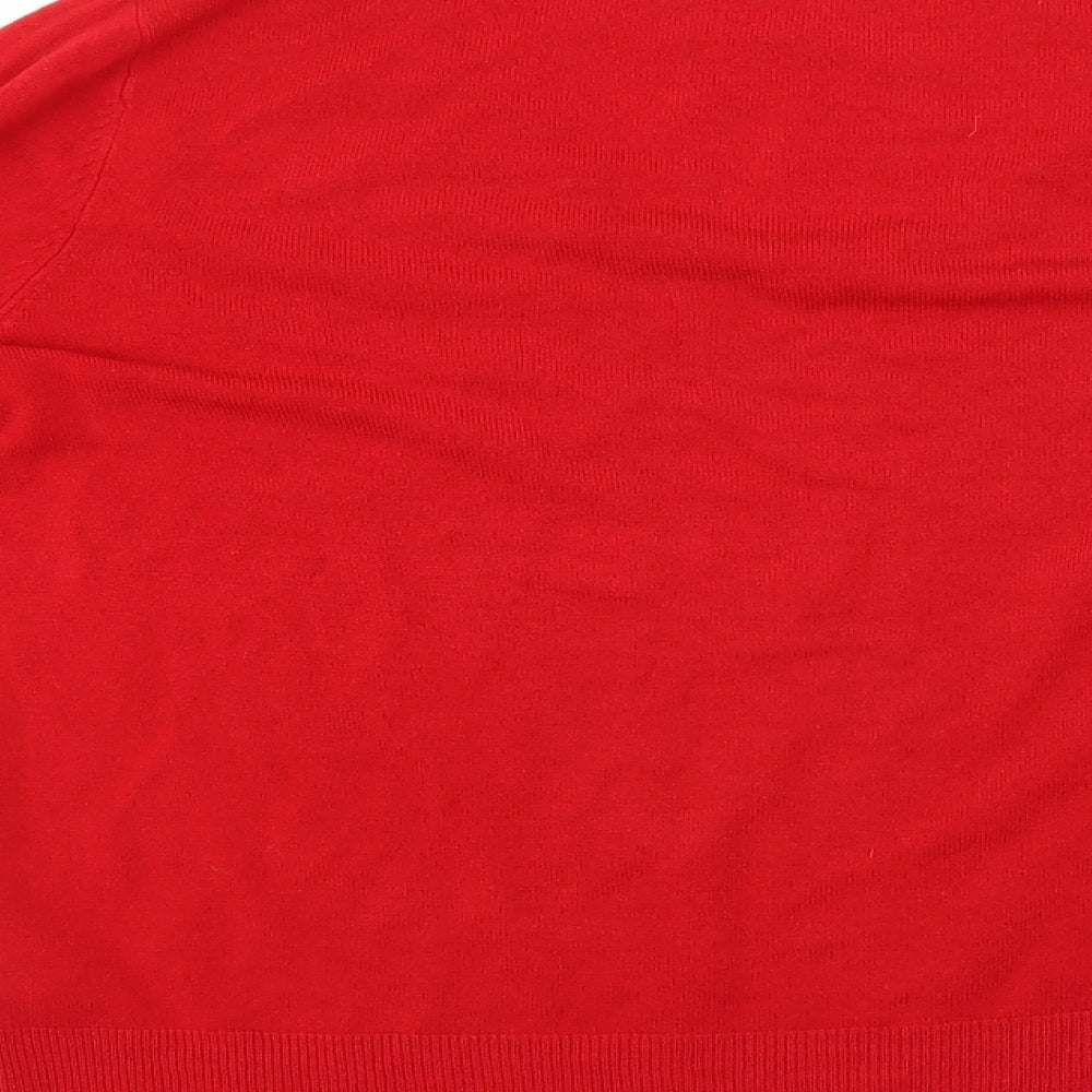 F&F Womens Red   Pullover Jumper Size 16