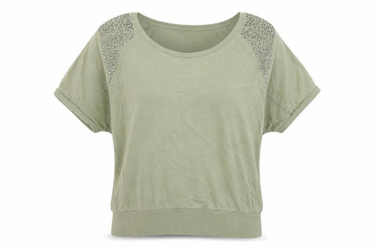 Preworn Womens Green   Pullover Sweatshirt Size 10