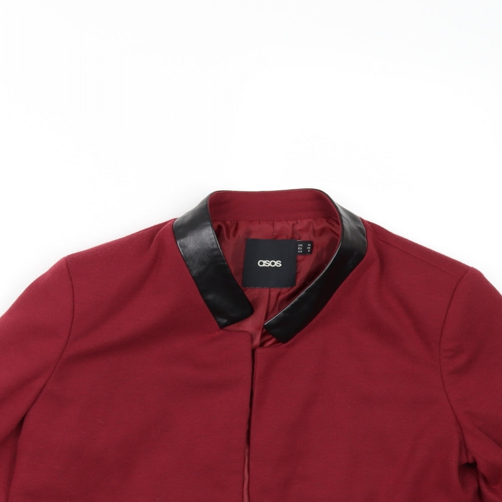ASOS Womens Red   Jacket  Size 10  - Edge to Edge