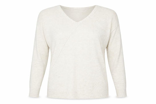 Front view of Topshop women’s beige jumper, size S
