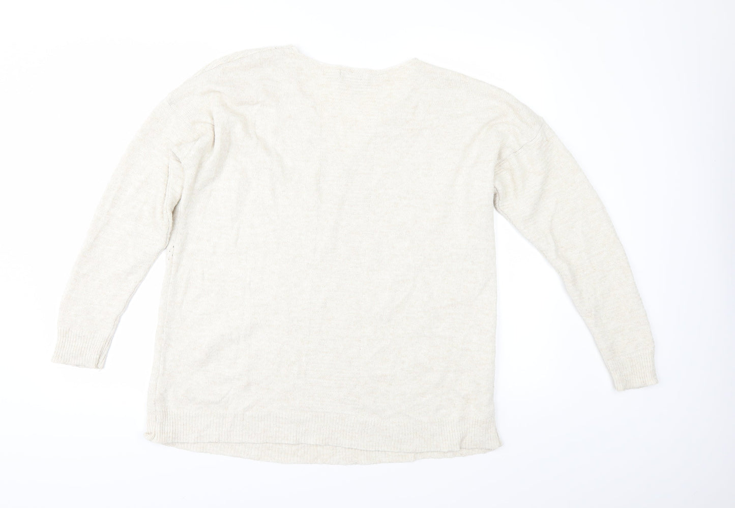 Topshop Womens Beige   Pullover Jumper Size S