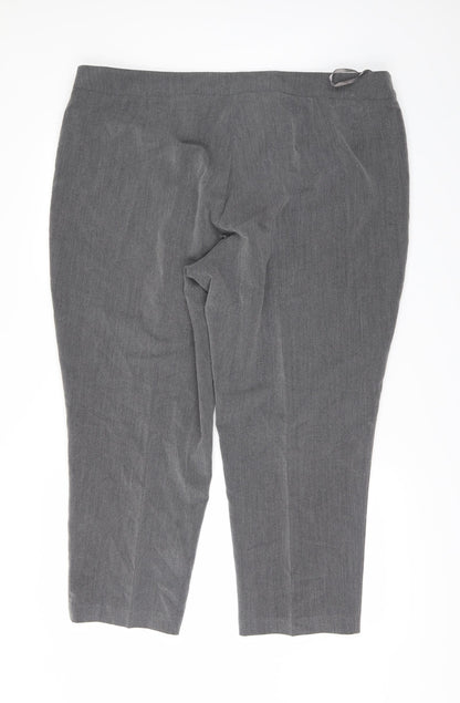 Back view of Classics women’s grey sweatpants, size UK 20, 24-inch leg