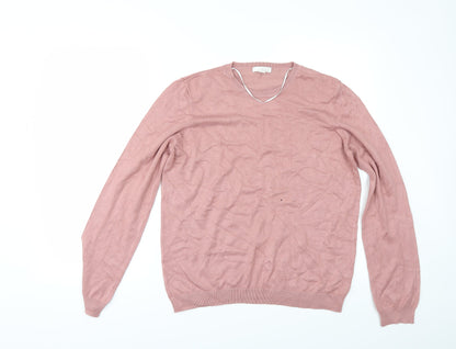 Additional front view of H&M women’s pink jumper, size M