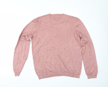 Back view of H&M women’s pink jumper, size M