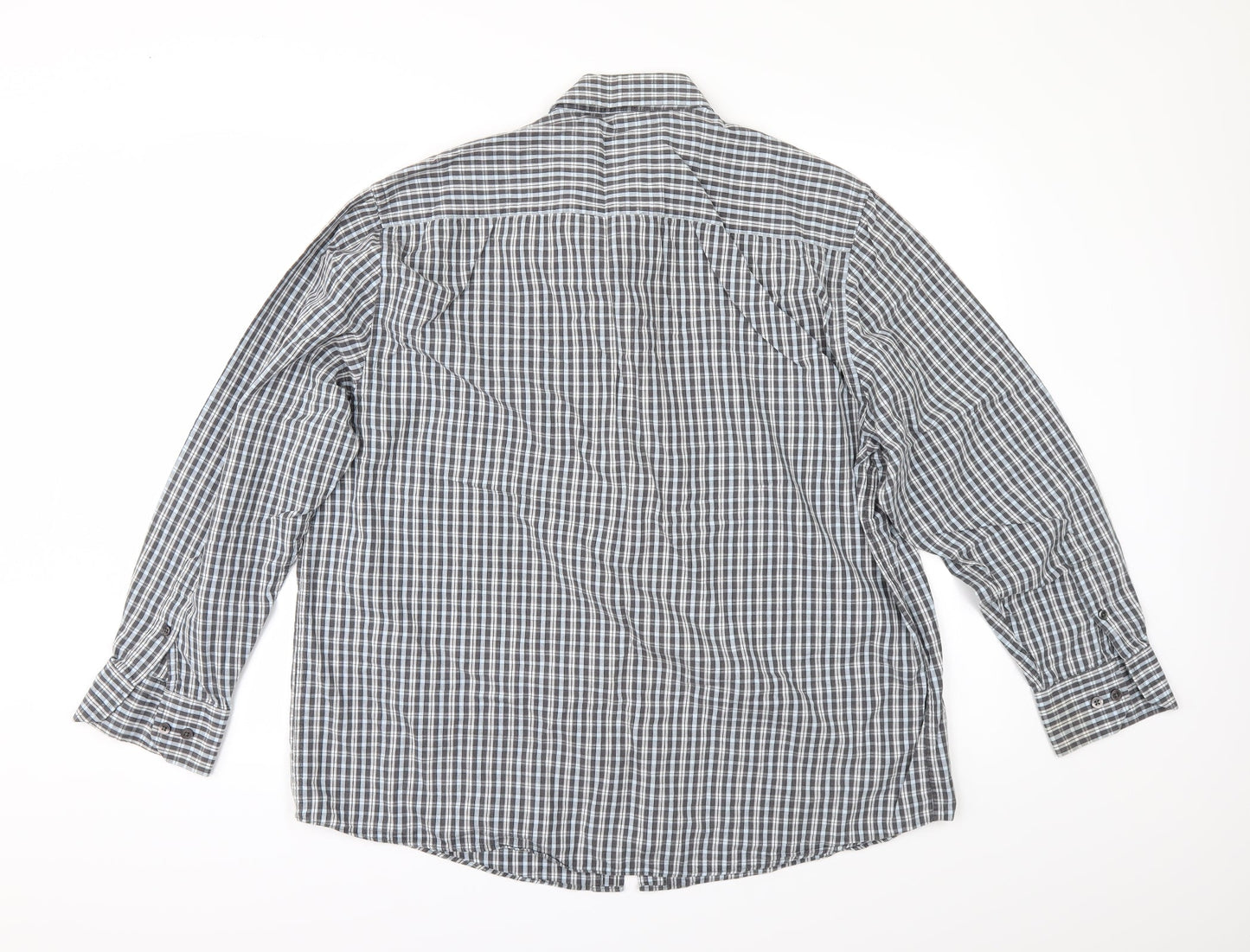 Easy Mens Multicoloured Check   Button-Up Size XL