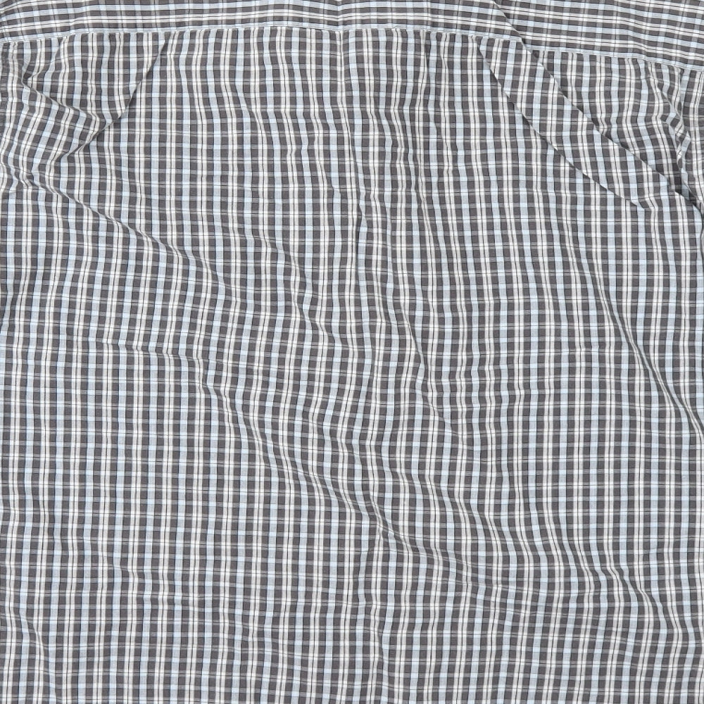 Easy Mens Multicoloured Check   Button-Up Size XL