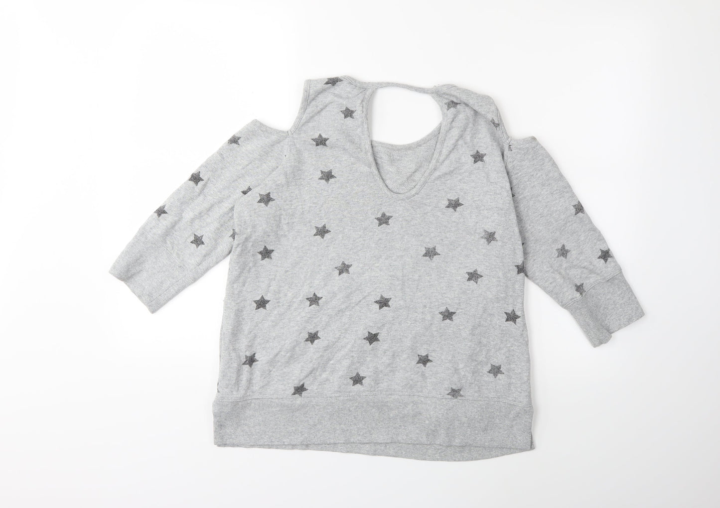Preworn Womens Grey   Pullover Sweatshirt Size M