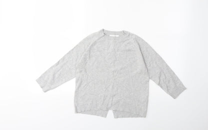 Additional front view of Zara girls’ green knit jumper, size 7, years